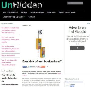 Artikel over Move on Time in Unhidden - 2015
